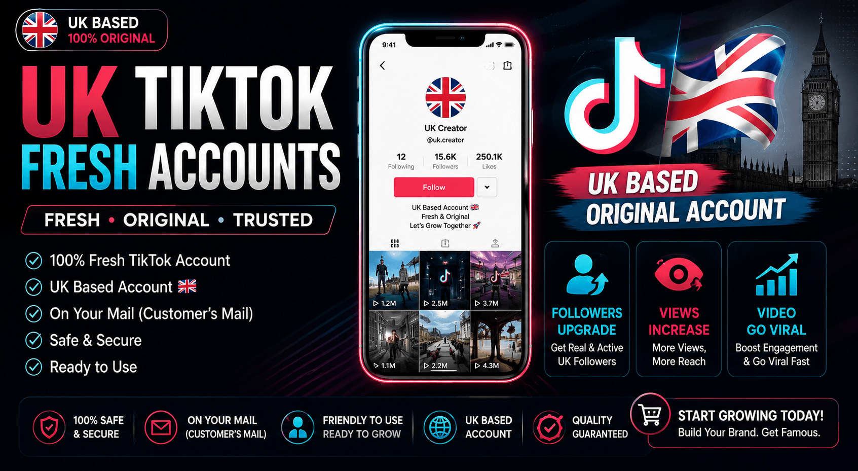 TikTok UK Account